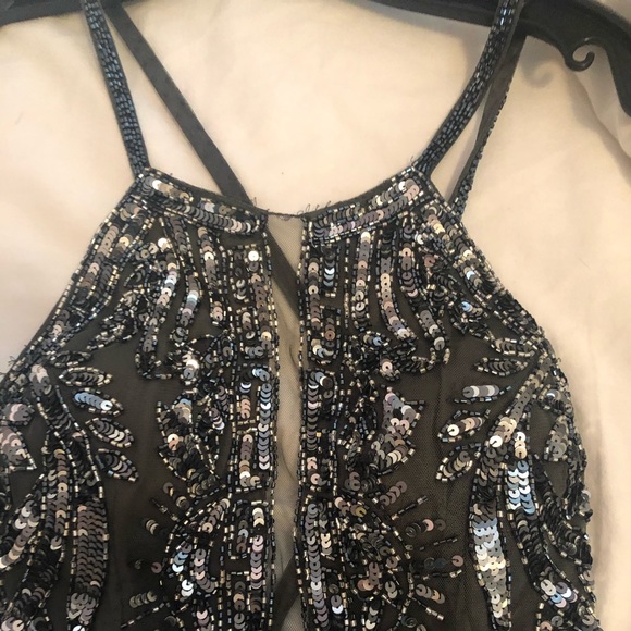 PRIMAVERA 4 HOMECOMING DRESS SHORT SEQUIN SPARKLY - Picture 2 of 8